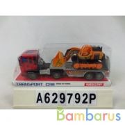 Автовоз инерц. с трактором, в ассорт. в пласт. в кор.2*42шт | фото №0