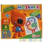 Ми-Ми-Мишки. Мозаика пластиковая. 80 фишек. 4 цвета. Поле 195х155мм. В кор. Умные игры в кор.18шт | фото №0