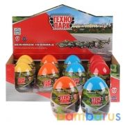 ВОЕННАЯ ТЕХНИКА "ТЕХНОПАРК" МЕТАЛЛ. 7,5СМ, В АССОРТ. В ЯЙЦЕ В ДИСПЛЕЕ (РУСС. УП) УП-12ШТ в кор.2*8уп | фото №0