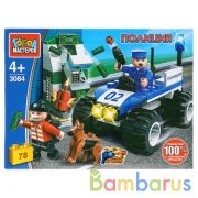 Конструктор "Город мастеров" ограбление банкомата, с фигурками, 78дет. в русс. кор. в кор.80шт | фото №0