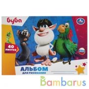 Альбом д/рис БУБА 40л, скл Умка в кор.20шт | фото №0