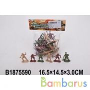 Набор солдатиков в пак. в кор.4*144шт | фото №0