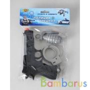 Набор полиция (пистолет+аксесс.) свет+звук в пак. (русс. уп.) в кор.2*96шт | фото №0