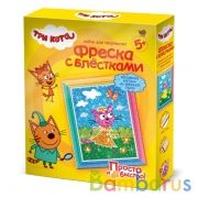 ТРИ КОТА ФРЕСКА С БЛЕСТКАМИ ЛАПОЧКА ЛЕТО в кор.20шт | фото №0