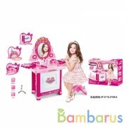 Набор игровой туалетный столик на бат. свет+звук, с аксесс. в кор. в кор.8шт | фото №0