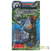 Набор оружия свет-звук, блист.46*26*6см ИГРАЕМ ВМЕСТЕ в кор.2*24шт | фото №0