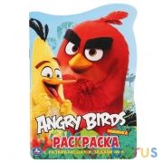 "УМКА". ЭНГРИ БЕРДС (РАЗВИВАЮЩАЯ РАСКРАСКА С ВЫРУБКОЙ В ВИДЕ ПЕРСОНАЖА. МАЛОГО ФОРМАТА) в кор.50шт | фото №0