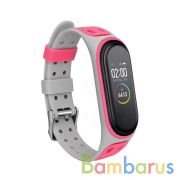 Сменный браслет Xiaomi Mi Band 5/6 Sport (Gray Pink) | фото №0