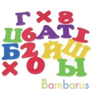 Набор для купания eva "Играем вместе" Фиксики (буквы и цифры) EVA03 в пак. (русс. уп.) в кор.2*48шт | фото №0