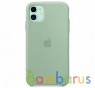 Чехол для Apple iPhone 12/12 Pro Silicon Case Protect (Мятный) | фото №0