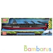 Модель пластик свет-звук ПОДВОДНАЯ ЛОДКА 42 см, ракеты, подст., кор. Технопарк в кор.2*18шт | фото №0