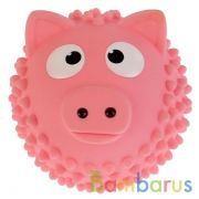 Пластизоль для купания "КАПИТОШКА" мячик-свинка, розовый, 8см в сетке (русс. уп.) в кор.2*50шт | фото №0