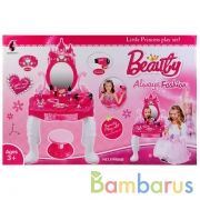 Трюмо (столик туалетный) с зеркалом, на бат. свет+звук, с аксесс V99868 в кор. 68*45,5*9см в кор.6шт | фото №0