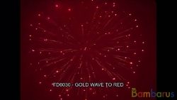 FD6030 GOLD WAVE TO RED 6 " | фото №0
