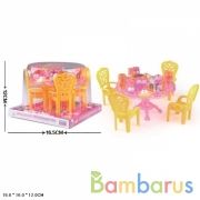 Мебель для кукол, с аксесс., в ассорт. A8-682 в пласт. в кор.2*45шт | фото №0