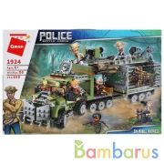 Конструктор пласт. полиция, с фигурками, 658дет. в кор. в кор.9шт | фото №0