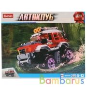 Конструктор пласт. машина с фигуркой, 145дет. в русс. кор. 23,7*18,9*4,5см в кор.60шт | фото №0