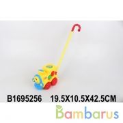 Каталка с ручкой, озвуч. 0373 в пак. в кор.2*42шт | фото №0