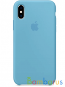 Чехол для Apple iPhone XS Silicon Case Protect (Синие сумерки) | фото №0