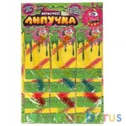Игрушка лизун-липучка цветная сороконожка,в ассорт в пак на карт ИГРАЕМ ВМЕСТЕ уп-12шт в кор.15*5уп | фото №0