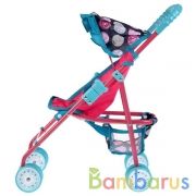 Коляска-книжка мет,8*7см поворотн. рем с заст, корз, рез на ручк.43.5*51.5*26.5, Карапуз в кор.2*6шт | фото №0