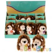 Игрушка мягкая ёжик 11см, без чипа, в ассорт. в кор. в дисплее Мульти-пульти уп-12шт в кор.8уп | фото №0