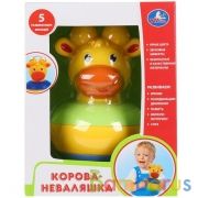 НЕВАЛЯШКА-КОРОВА "УМКА" В РУСС. КОР. 14*10*18СМ в кор.2*48шт | фото №0