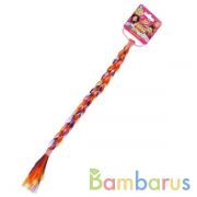 Аксесс д/девочек СКАЗОЧНЫЙ ПАТРУЛЬ резинка с косой (желт/розов/фиолет) МИЛАЯ ЛЕДИ уп-10шт в кор.50уп | фото №0