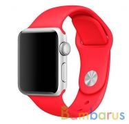 Ремешок Sportband для Apple Watch 38/40mm силиконовый (Красный) | фото №0