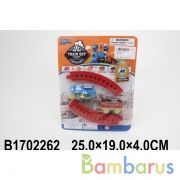 Железная дорога мультяшная, заводная YN807-19 на карт. в кор.2*120шт | фото №0