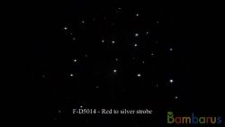 FD5014 RED peony TO white STROBE | фото №0