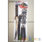 Набор оружия (меч+нунчаки) на карт. в кор.2*36шт | фото №0