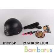 Набор оружия (какска+пистолет с присосками) в сетке в кор.2*60шт | фото №0