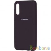 Чехол силиконовый Silicon Cover FULL для Samsung A70 (Черный) | фото №0