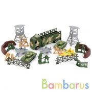 Набор солдатиков с военной техникой и аксесс. в пак. ТМ "ИГРАЕМ ВМЕСТЕ" в кор.2*36шт | фото №0