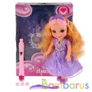 КУКЛА ОЗВУЧЕННАЯ ТМ "КАРАПУЗ" 36СМ, 100 ФРАЗ, ПРИНЦЕССА АМЕЛИЯ С АКСЕСС Д/ОКРАШИВАНИЯ ВОЛОСв кор.6шт | фото №0