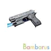 Пистолет с лазер. прицелом, с фонариком Р2118 в пак. в кор.2*84шт | фото №0