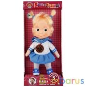 МЯГКАЯ ИГРУШКА "МУЛЬТИ-ПУЛЬТИ" МАША-МОРЯЧКА 26СМ ПЛАСТ.ЛИЦО (М/Ф МАША И МЕДВЕДЬ) РУСС ЧИП в кор.12шт | фото №0