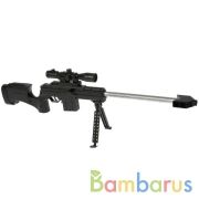 Автомат с лазер. прицелом, с фонарем, на подставке 993-1 в кор. в кор.24шт | фото №0