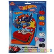 Набор д/дет тв-ва ХОТ ВИЛС роспись холста по номерам (17х23см) в пак. MultiArt в кор.50шт | фото №0