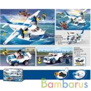 Конструктор пласт. техника с фигурками, в ассорт. 380дет. в русс. кор. в кор.16шт | фото №0