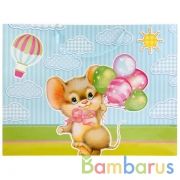 Играем Вместе. Мышка. Пакет подарочный 46х61х20см, бум., глянцевый в пак. уп-12шт в кор.6уп | фото №0