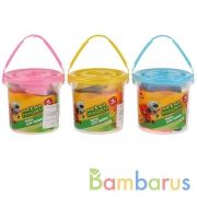 Набор д/дет тв-ва, тесто для лепки, Ми-ми-мишки 12 цв, 90 г, формочка, валик MultiArt в кор.4*40шт | фото №0