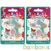 Аксессуары д/девочек ЭНЧЕНТИМАЛС 2 заколки с сердечками на карт в пак. МИЛАЯ ЛЕДИ уп-10шт в кор100уп | фото №0