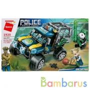 Конструктор пласт. полиция с фигурками, 261дет. в кор. в кор.32шт | фото №0