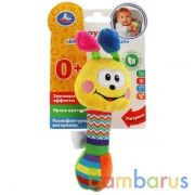 Текстильная игрушка погремушка бабочка с мячиком Умка в кор.360шт | фото №0