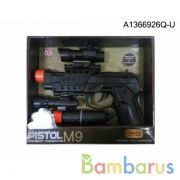 Оружие звуковое пистолет на батю свет+звук в кор. в кор.2*36шт | фото №0