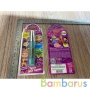 Косметика ДЛЯ ДЕВОЧЕК СКАЗОЧНЫЙ ПАТРУЛЬ тушь для волос свет тем 10мл зел бл МИЛАЯ ЛЕДИ в кор.6*24шт | фото №0