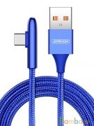 Дата-кабель Joyroom S-M98K Bullet Shape series 3A fast charge type-c cable 1.2M (Синий) | фото №0