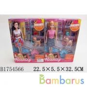 Кукла 29см с собачкой и аксесс., в ассорт. CS699-14 в кор. в кор.2*30шт | фото №0